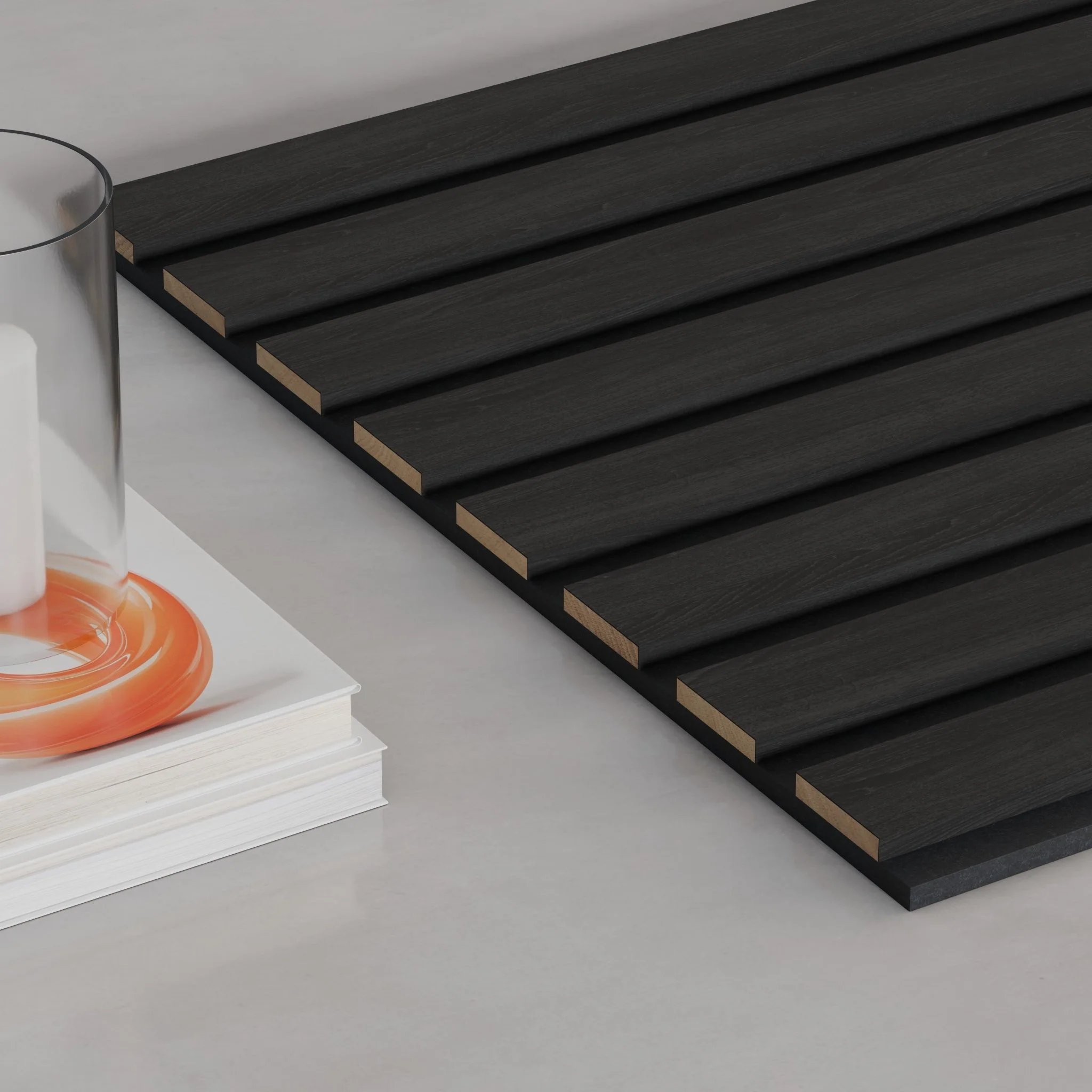 TrueWood 3-Sided Veneer Acoustic Slat Panels